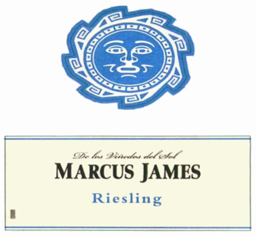 Marcus James Riesling 2017 Front Label