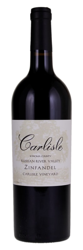 Carlisle Carlisle Vineyard Zinfandel 2018 Front Bottle Shot