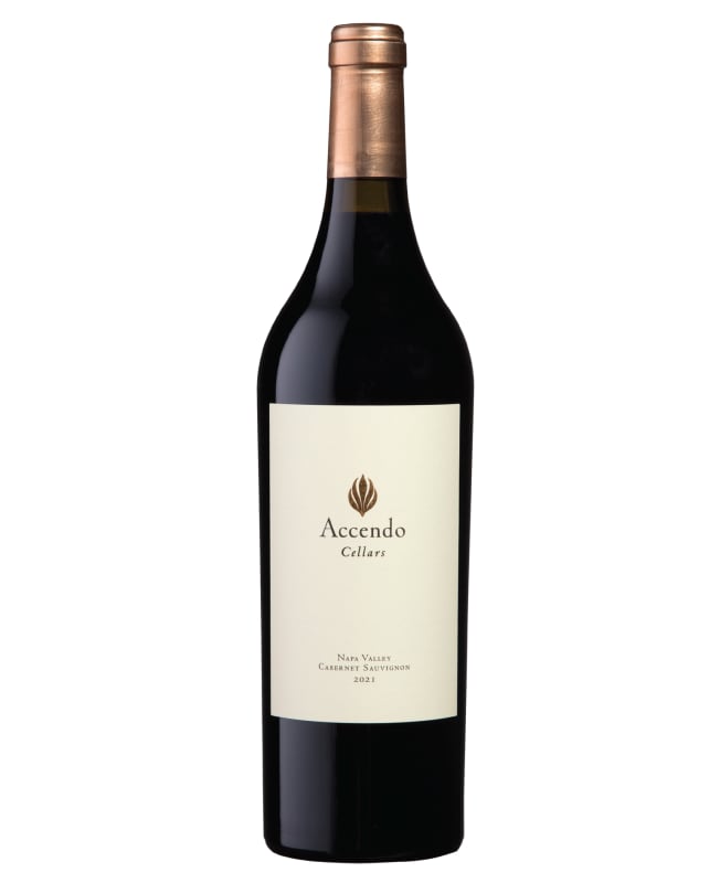 Accendo Cellars Cabernet Sauvignon 2021 Front Bottle Shot