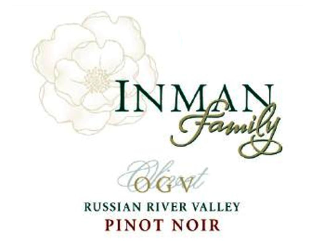 Inman Family OGV Olivet Grange Vineyard Pinot Noir 2008 Front Label