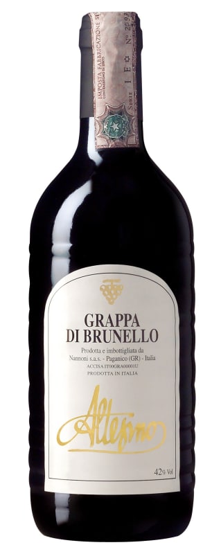 Altesino Grappa di Brunello (1 Liter) Front Bottle Shot