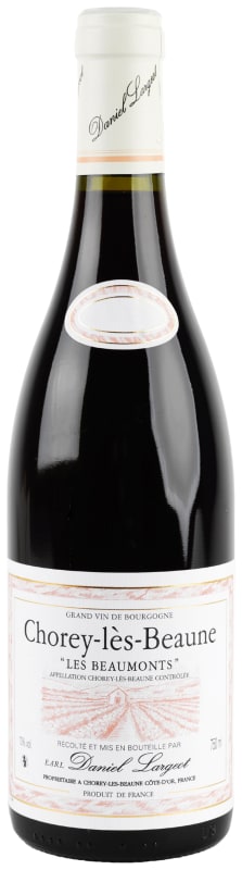 Daniel Largeot Chorey-les-Beaune Les Beaumonts 2017 Front Bottle Shot