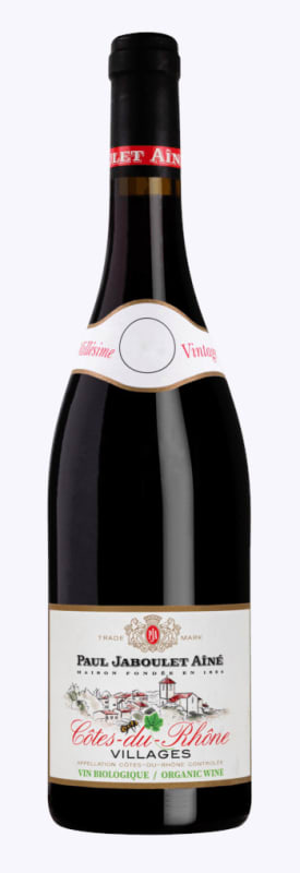 Jaboulet Cotes du Rhone Villages 2020 Front Bottle Shot