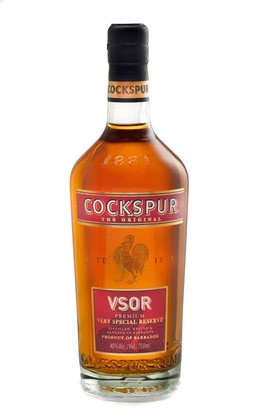 Cockspur V.S.O.R. Rum Front Bottle Shot