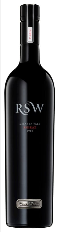 Wirra Wirra RSW Shiraz 2014 Front Bottle Shot