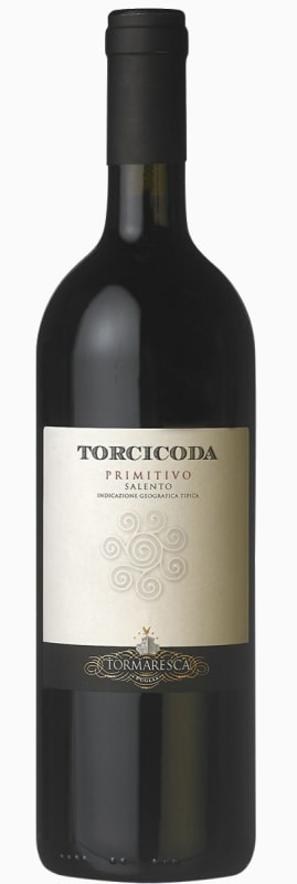 Tormaresca Torcicoda Primitivo 2013 Front Bottle Shot
