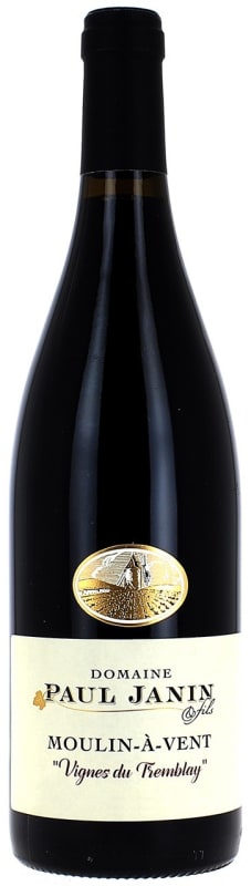 Paul Janin et Fils Moulin-a-Vent Vignes du Tremblay 2017 Front Bottle Shot