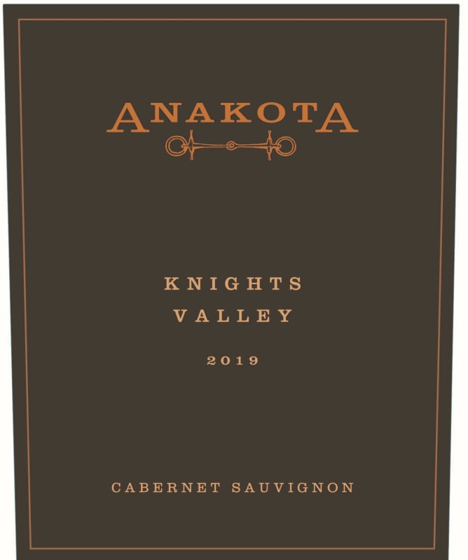 Anakota Cabernet Sauvignon 2019 Front Label