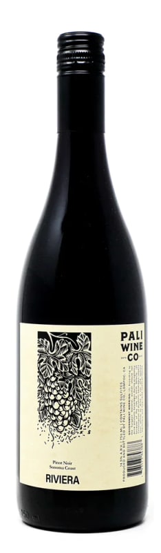 Pali Wine Co Riviera Pinot Noir 2021 Front Bottle Shot