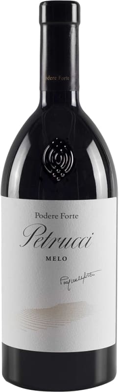 Podere Forte Petrucci Melo 2015 Front Bottle Shot
