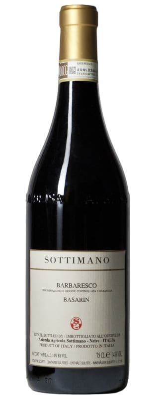 Sottimano Barbaresco Basarin 2020 Front Bottle Shot