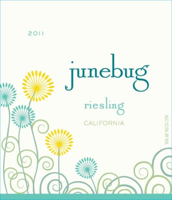 Junebug Riesling 2011 Front Label