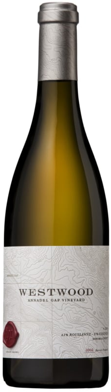 Westwood Winery Annadel Gap Vineyard Estate Roussanne-Viognier 2014 Front Bottle Shot
