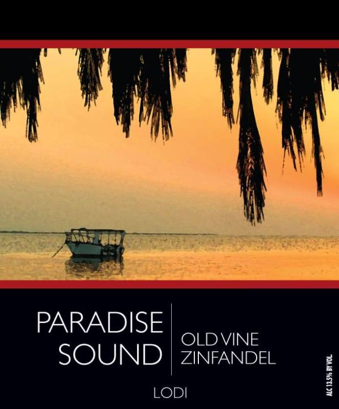 Paradise Sound Old Vine Zinfandel 2009 Front Label