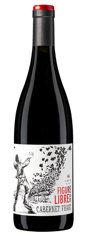 Domaine Gayda Figure Libre Cabernet Franc 2018 Front Bottle Shot