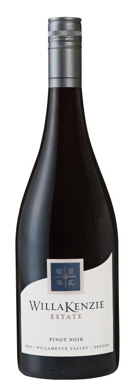 WillaKenzie Estate Willamette Valley Pinot Noir 2016 Front Bottle Shot