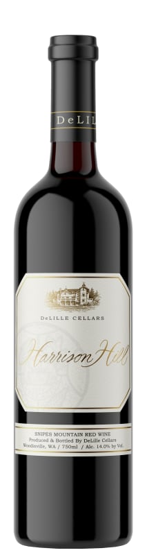 DeLille Harrison Hill Red 2012 Front Bottle Shot