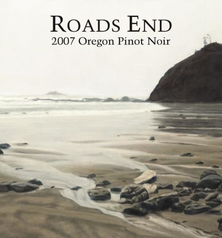 Carlton Roads End Pinot Noir 2007 Front Label