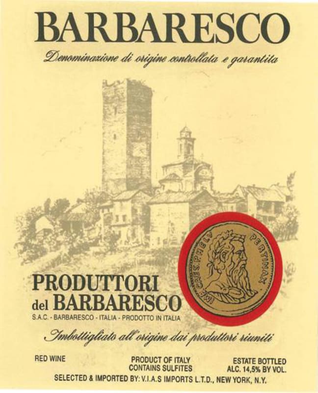 Produttori del Barbaresco Barbaresco (3 Liter Bottle) 2018 Front Label