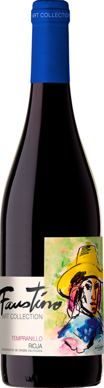 Faustino Art Collection Tempranillo 2022 Front Bottle Shot