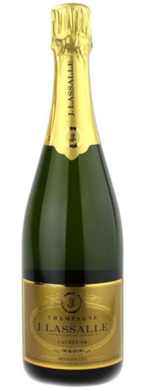 J. Lassalle Cachet Or Premier Cru Brut Front Bottle Shot