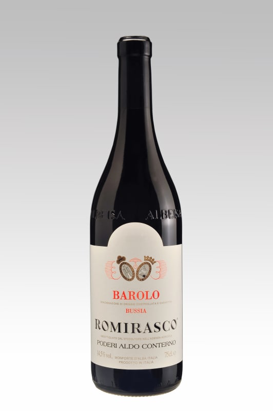 Aldo Conterno Romirasco Barolo 2014 Front Bottle Shot