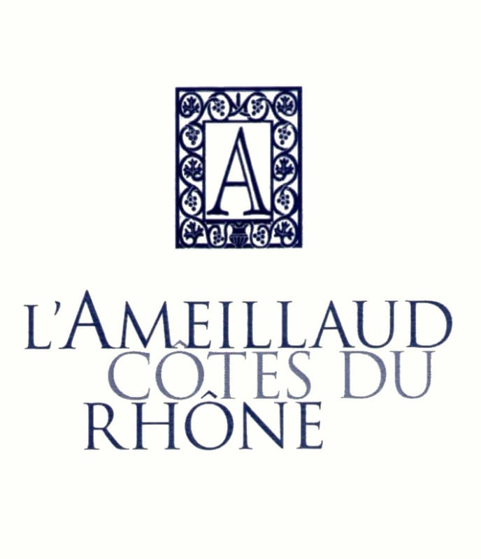 Dom. de l'Ameillaud Cotes du Rhone 2014 Front Label