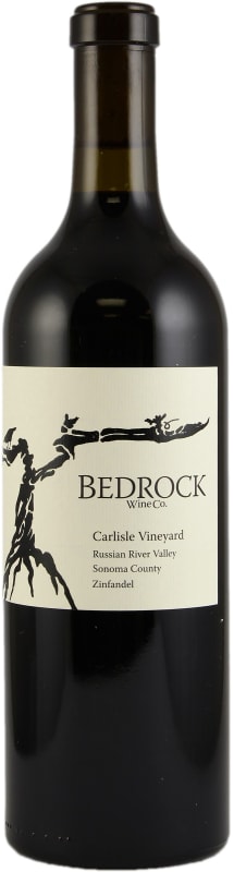 Bedrock Wine Company Carlisle Vineyard Zinfandel 2016 Front Bottle Shot