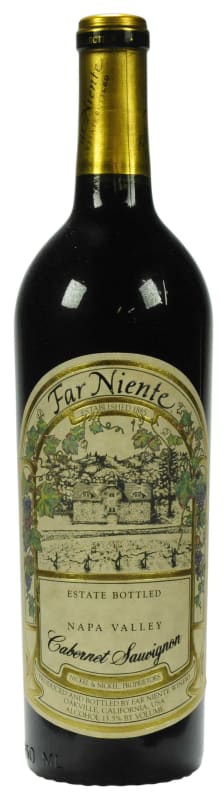 Far Niente Cabernet Sauvignon Cave Collection 1996 Front Bottle Shot