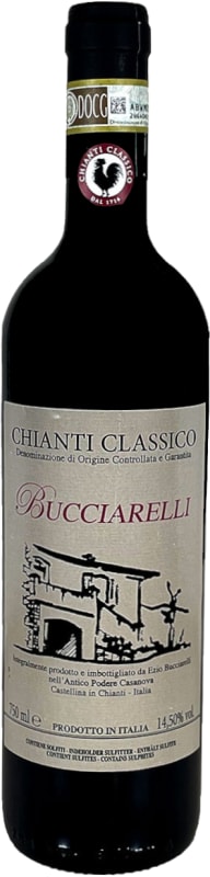 Bucciarelli Chianti Classico 2017 Front Bottle Shot