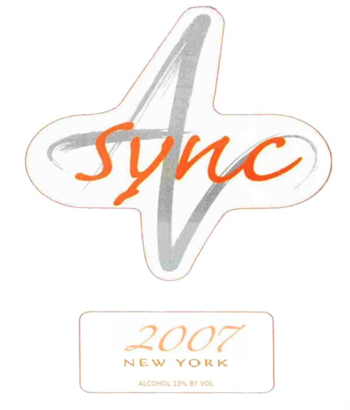Anyela's Vineyard Sync 2007 Front Label