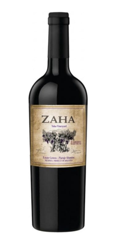 ZaHa Cabernet Sauvignon 2018 Front Bottle Shot