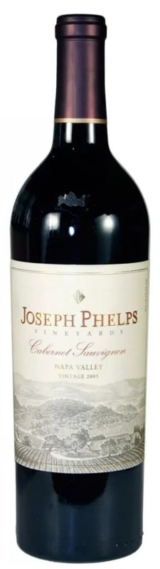 Joseph Phelps Cabernet Sauvignon 2005 Front Bottle Shot