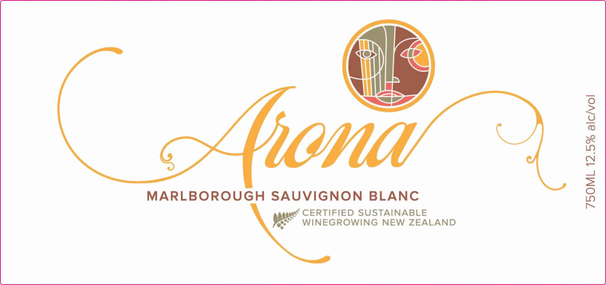 Barker's Marque Wines Arona Sauvignon Blanc 2019 Front Label
