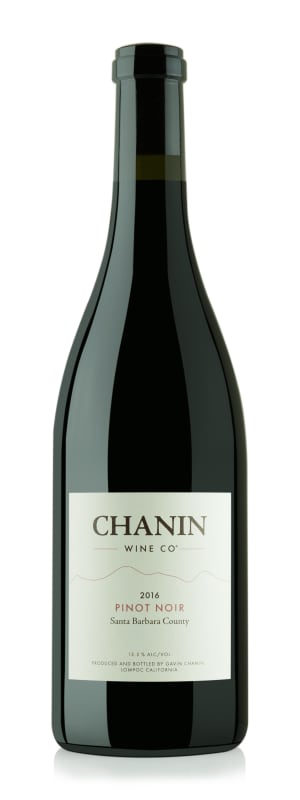 Chanin Santa Barbara Pinot Noir 2016 Front Bottle Shot