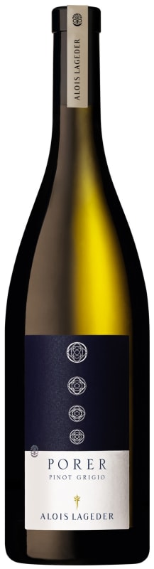 Alois Lageder Porer Pinot Grigio 2024 Front Bottle Shot