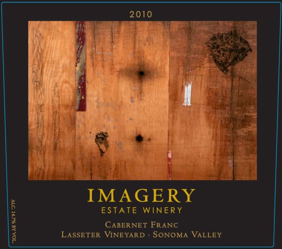 Imagery Estate Winery Lasseter Vineyard Cabernet Franc 2010 Front Label