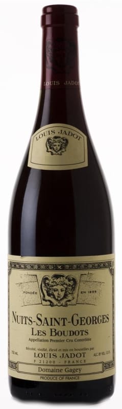 Louis Jadot Nuits-Saint-Georges Les Boudots Premier Cru Domaine Gagey 2016 Front Bottle Shot
