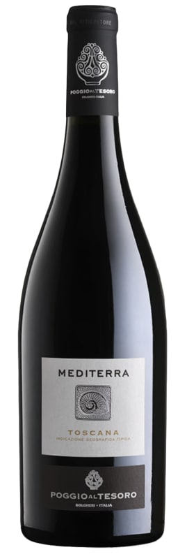 Poggio al Tesoro Mediterra 2018 Front Bottle Shot