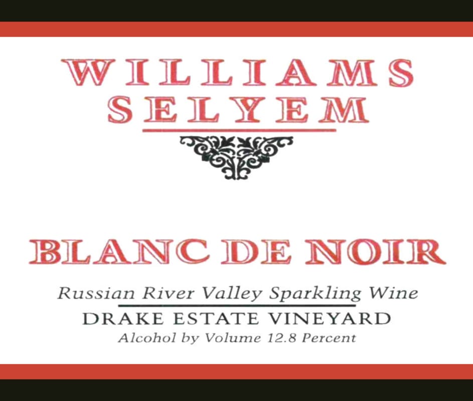 Williams Selyem Drake Estate Vineyard Blanc de Noir 2005 Front Label