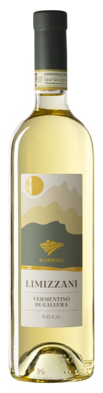 Vigne Surrau Limizzani Vermentino di Gallura 2021 Front Bottle Shot