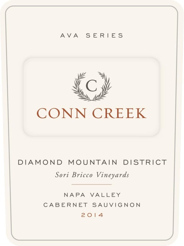 Conn Creek Sori Bricco Vineyard Cabernet Sauvignon 2014 Front Label