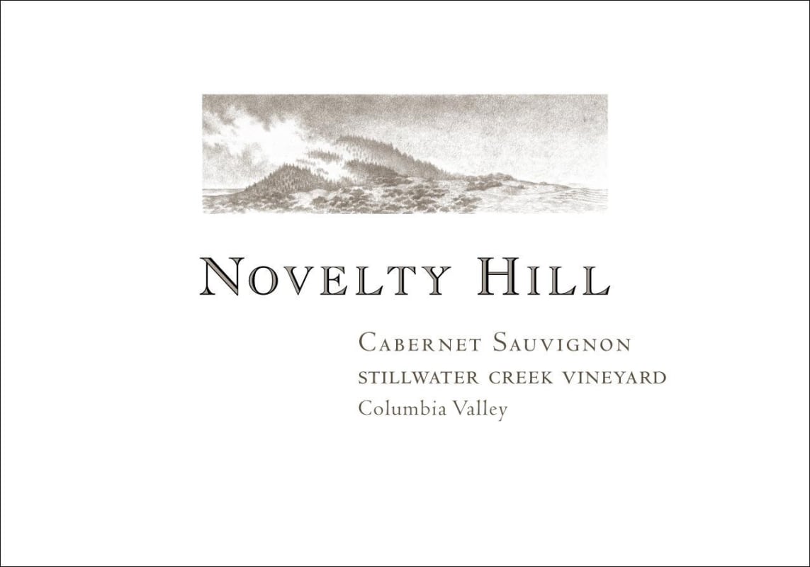 Novelty Hill Stillwater Creek Vineyard Cabernet Sauvignon 2014 Front Label