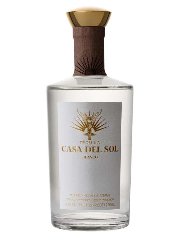 Casa del Sol Tequila Blanco Front Bottle Shot