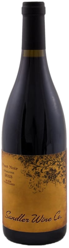 Sandler Wine Co. Boer Vineyard Pinot Noir 2013 Front Bottle Shot