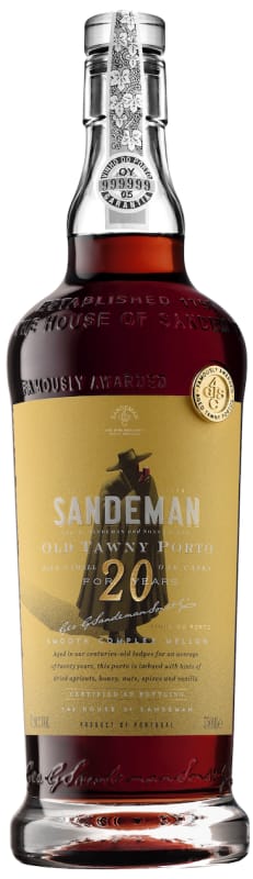 Sandeman 20 Year Old Tawny Front Bottle Shot