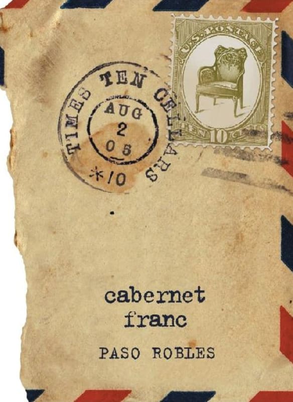 Times Ten Cellars Cabernet Franc 2012 Front Label