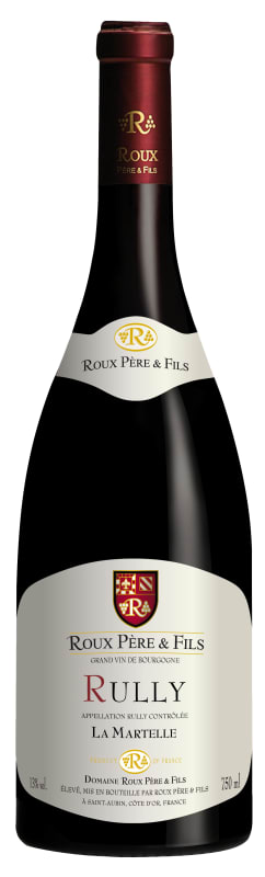 Domaine Roux Pere & Fils Rully La Martelle Rouge 2019 Front Bottle Shot