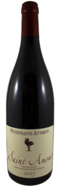 Stephane Aviron Saint-Amour Cru du Beaujolais Vieilles Vignes 2015 Front Bottle Shot
