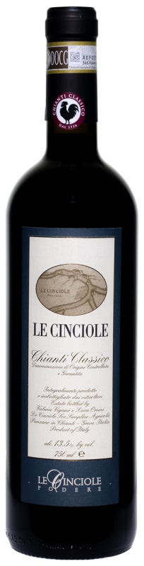 Le Cinciole Chianti Classico 2021 Front Bottle Shot